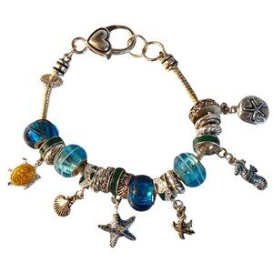 Sea Charm Beaded Bracelet